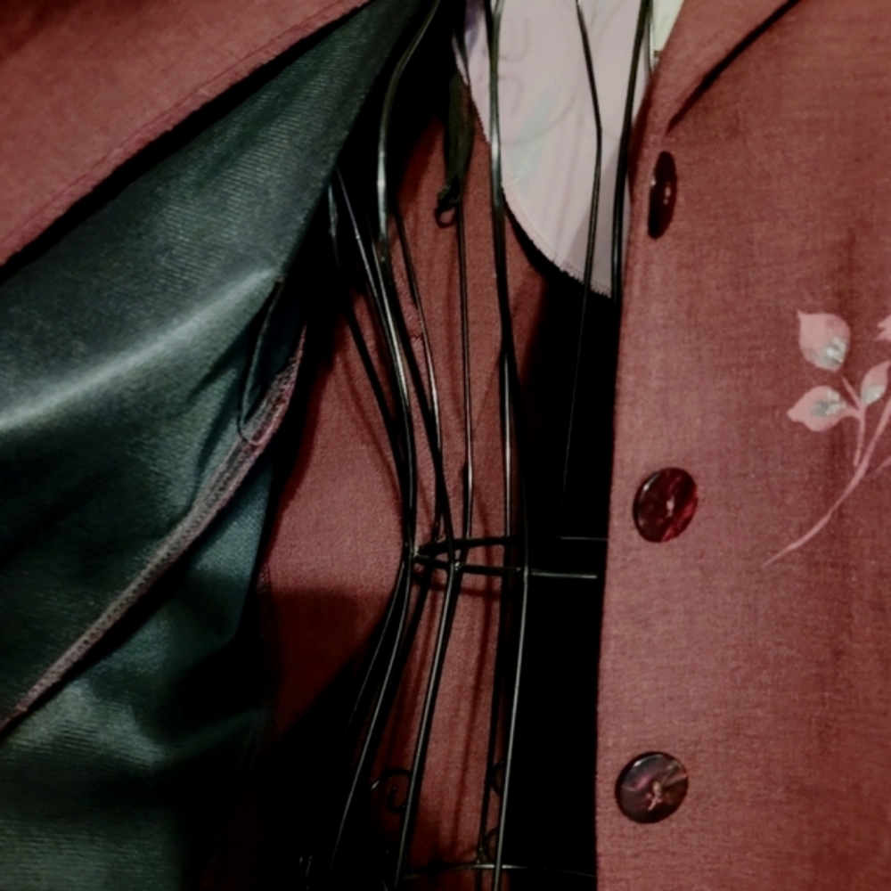 Michael Blair Raspberry-Red Blazer - Picture 4 of 5